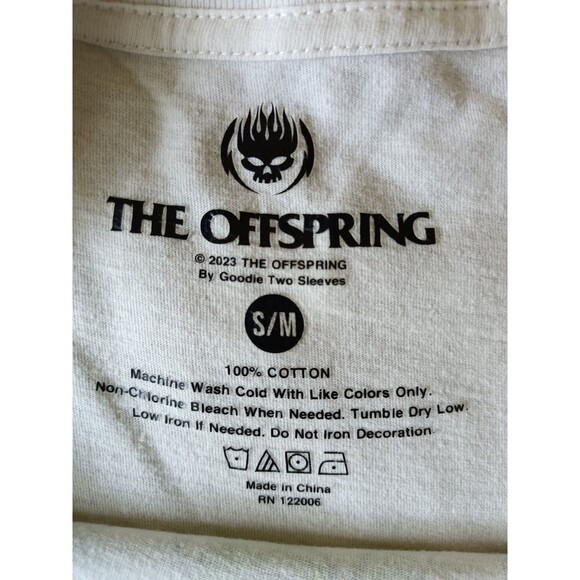 The Offspring T-Shirt Women's Medium Beige Short Sleeve - Picture 3 of 6